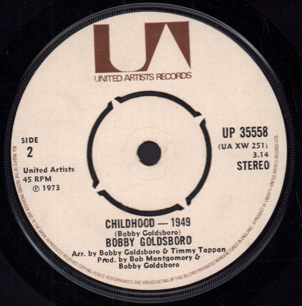 Bobby Goldsboro - Summer - 7 Inch