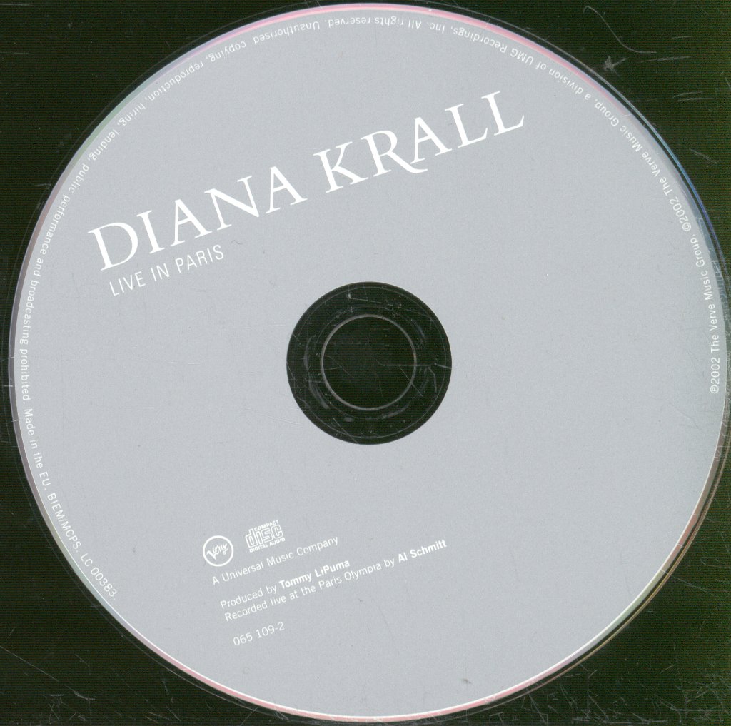 Diana Krall - Live In Paris - Cd