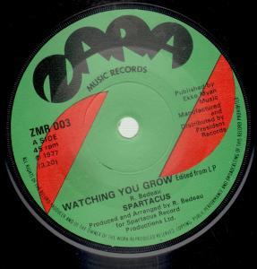 Spartacus (Reggae) - Watching You Grow - 7 Inch