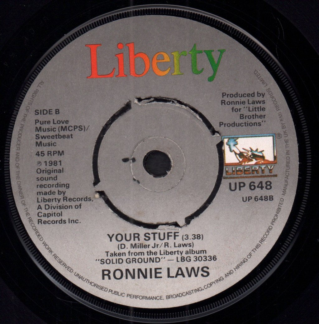 Ronnie Laws - There's A Way - 7 Inch