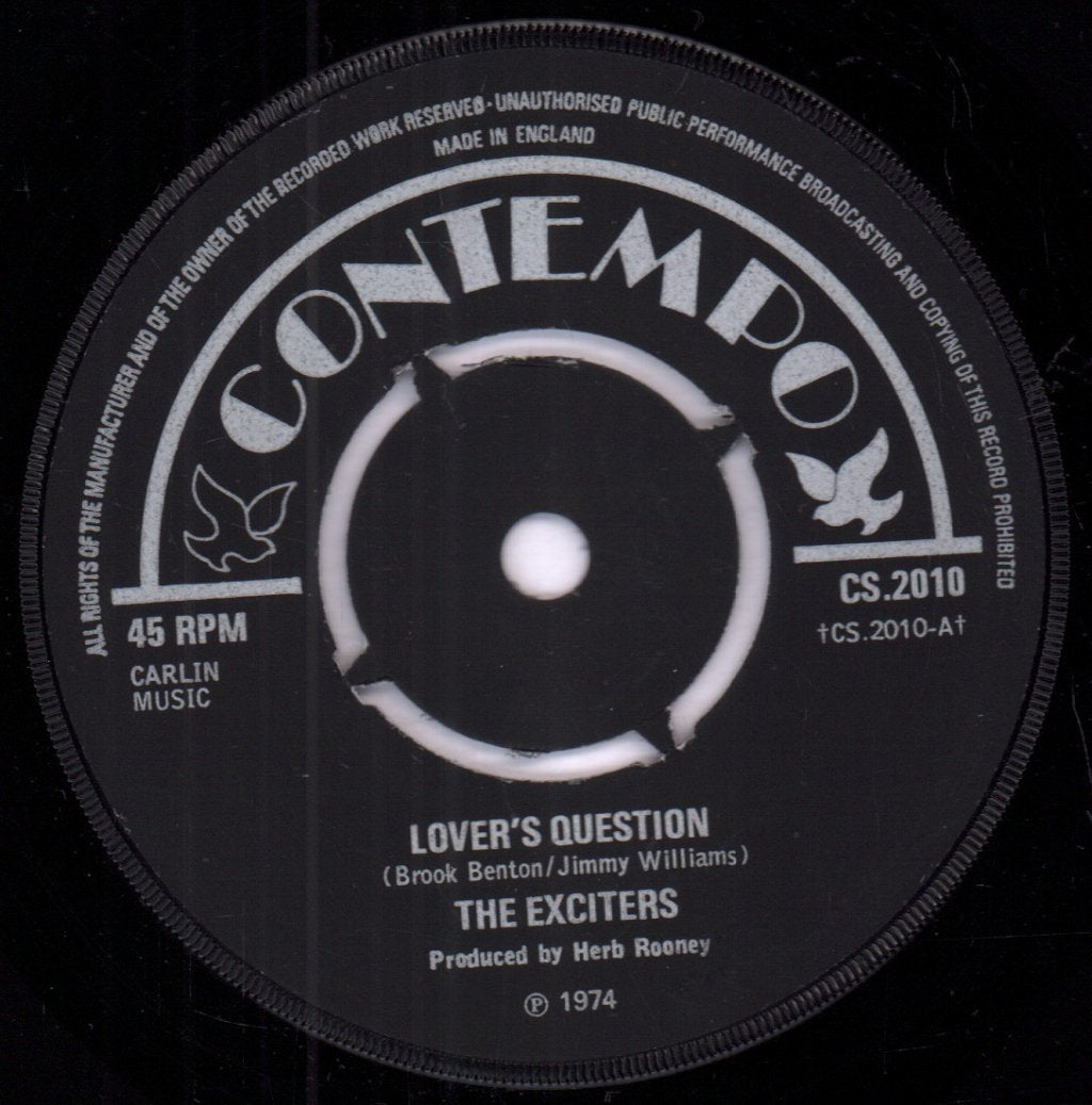 Exciters - Lover's Question - 7 Inch