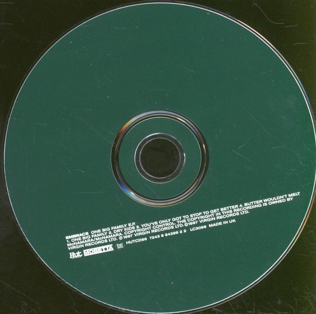 Embrace - One Big Family E.P. - Cd