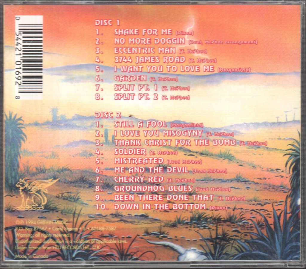 Groundhogs - Groundhog Night - Groundhogs Live - Double Cd