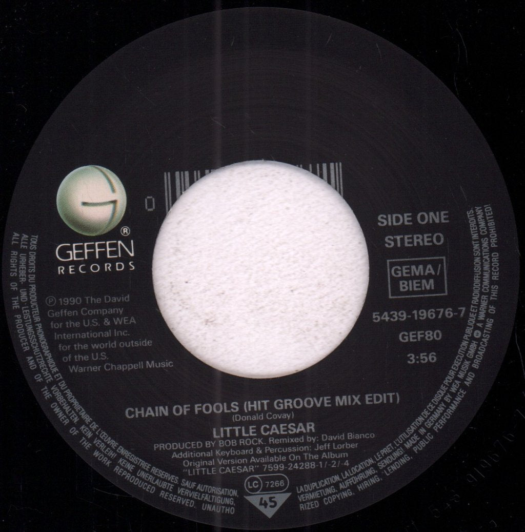 Little Caesar - Chain Of Fools - 7 Inch