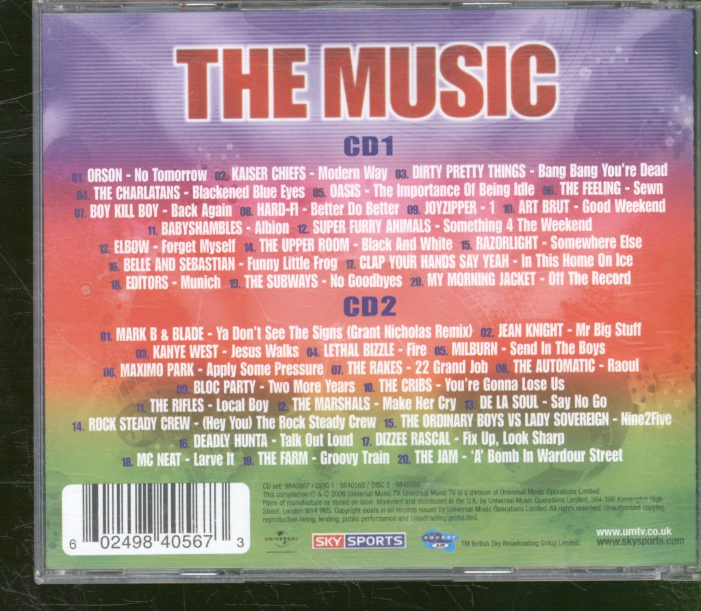 Various - Soccer Am Presents The Music - Double Cd