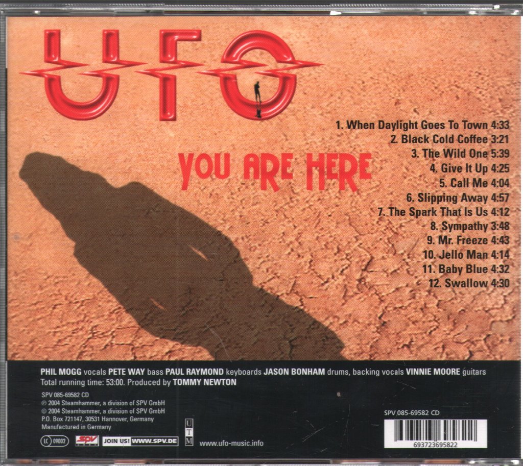 UFO - You Are Here - Cd