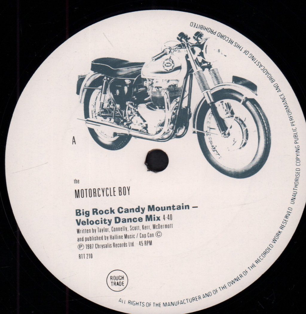Motorcycle Boy - Big Rock Candy Mountain - 12 Inch
