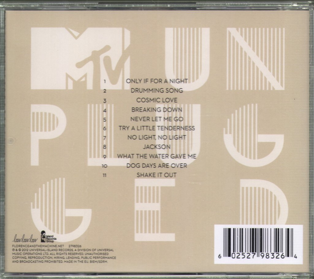 Florence And The Machine - MTV Unplugged - Cd