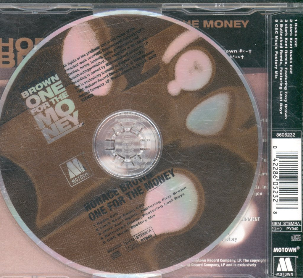 Horace Brown - One For The Money - Cd