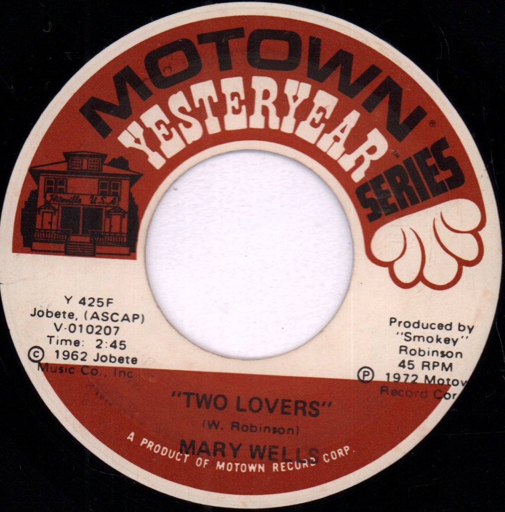 Mary Wells - You Beat Me To The Punch - 7 Inch