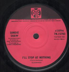 Sandie Shaw - I'll Stop At Nothing - 7 Inch