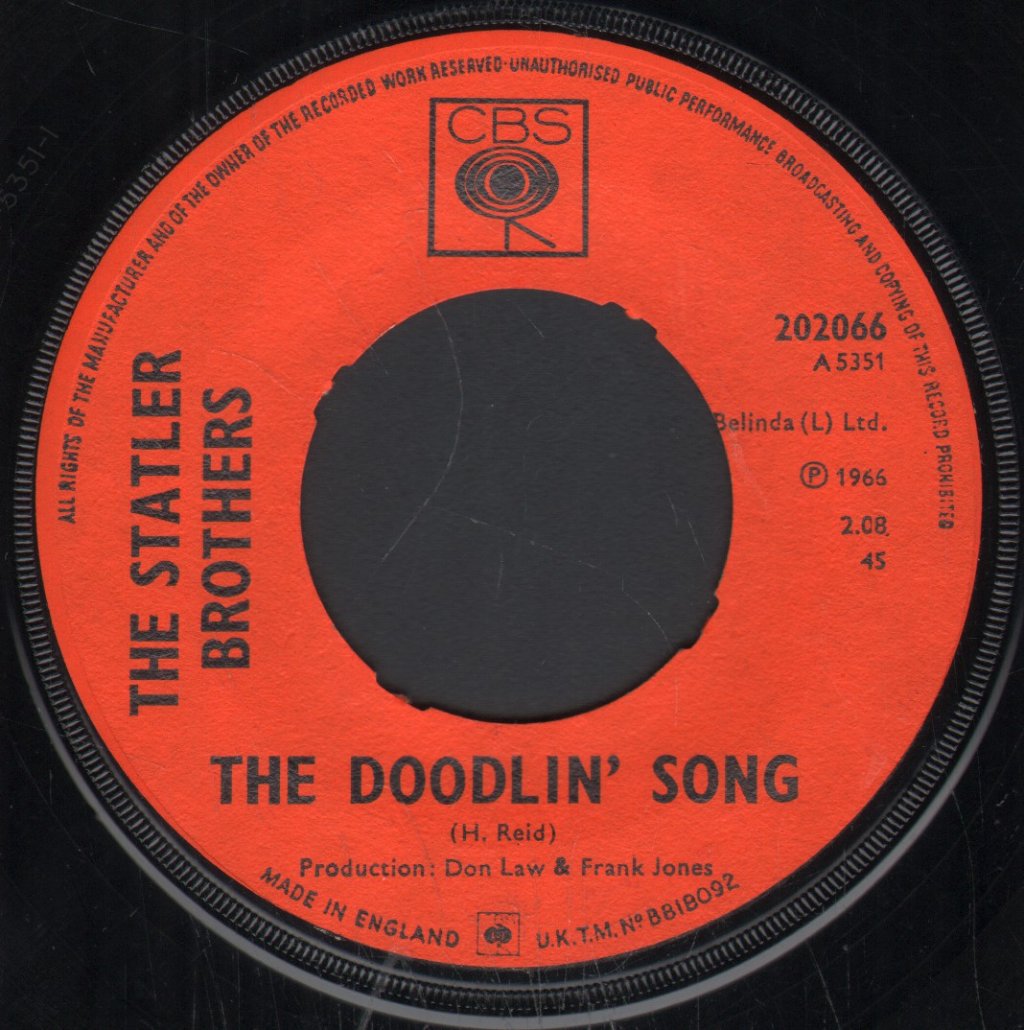 Statler Brothers - My Darling Hildgarde - 7 Inch