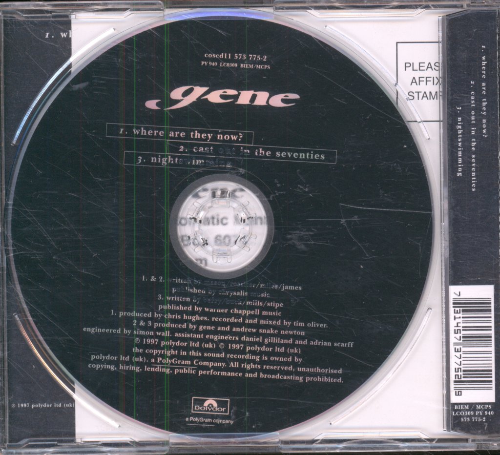 Gene - Where Are They Now? - Cd