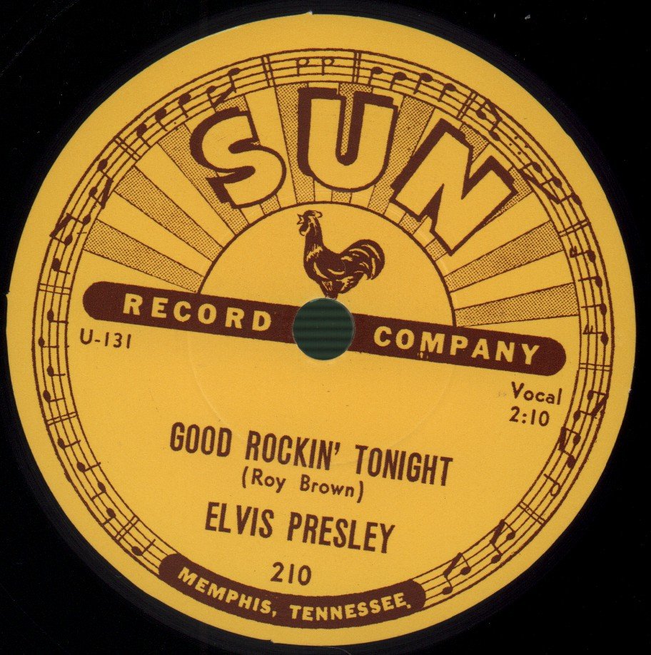 Elvis Presley - I Don't Care If The Sun Don't Shine / Good Rockin' Tonight - 78