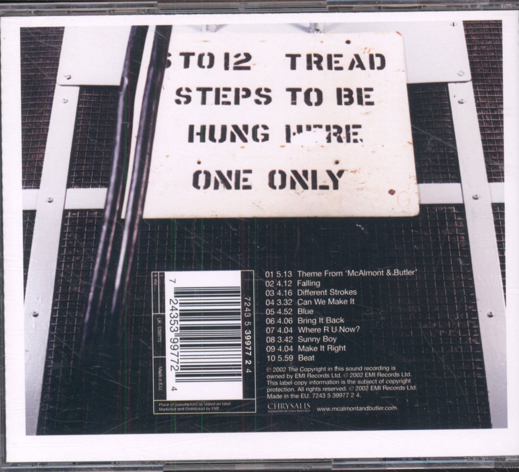 McAlmont & Butler - Bring It Back - Cd