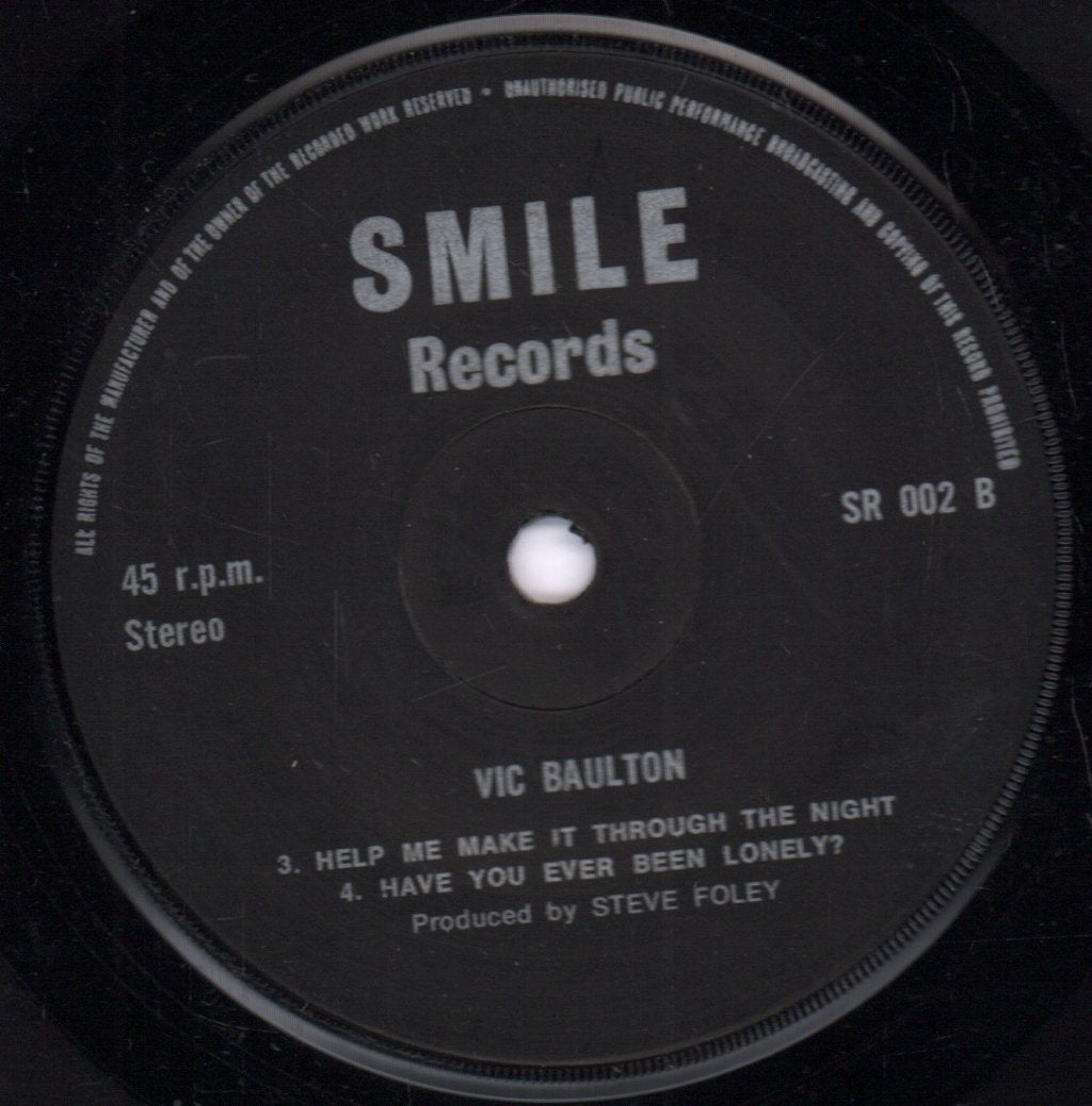 vic baulton - i need you now - 7 Inch