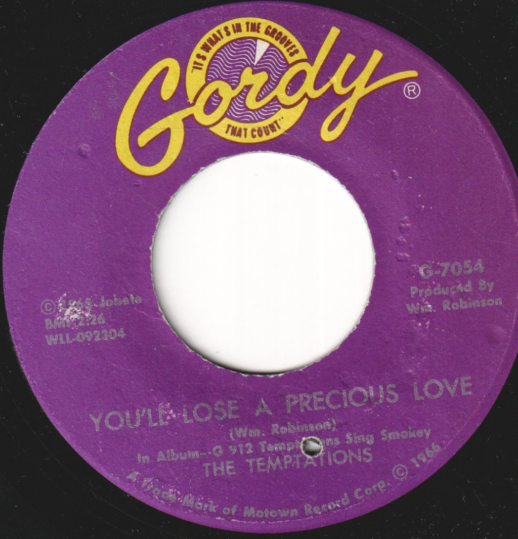 Temptations - Ain't Too Proud To Beg - 7 Inch