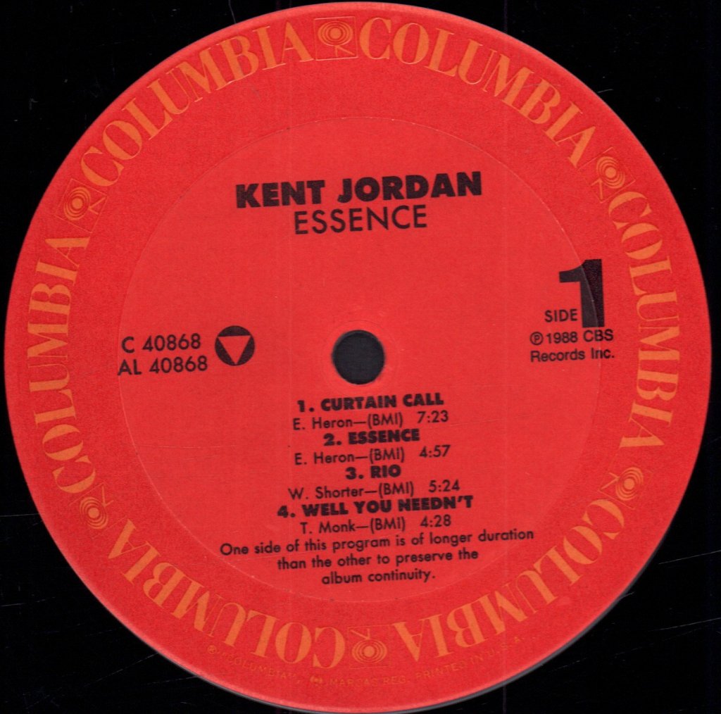 Kent Jordan - Essence - Lp