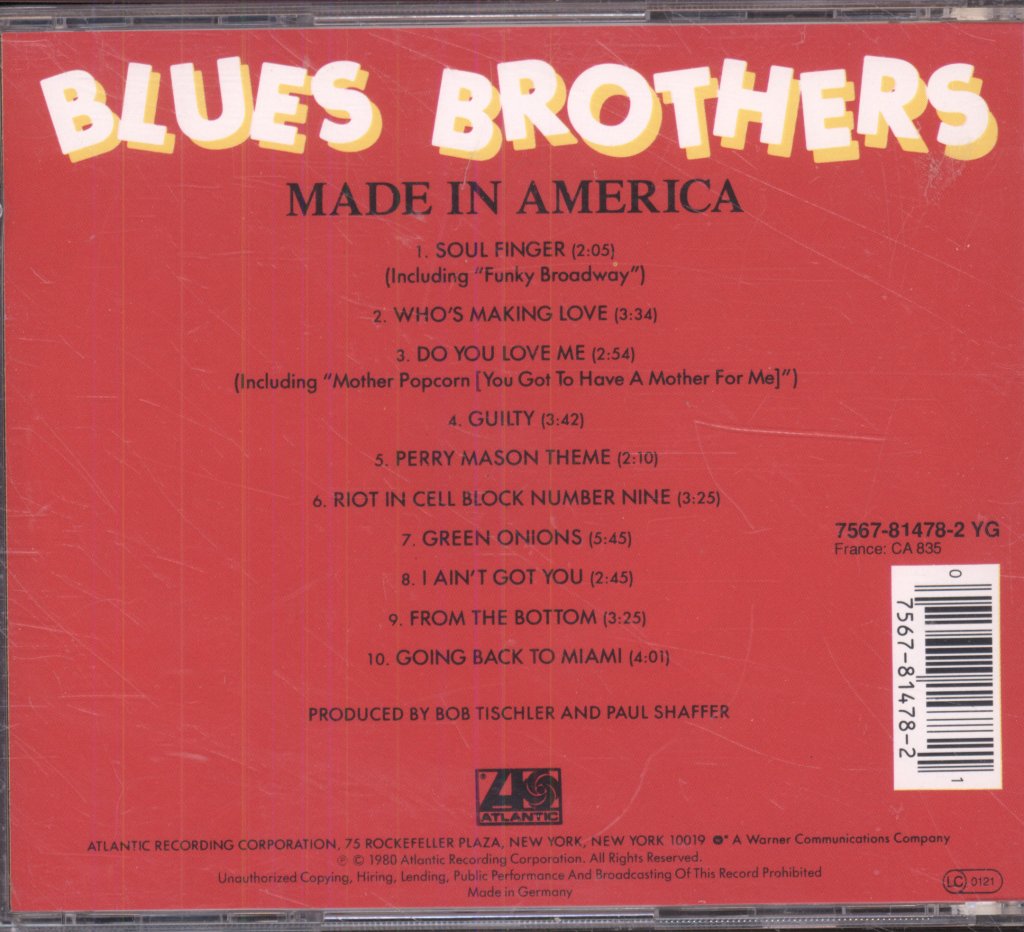 Blues Brothers - Made In America - Cd