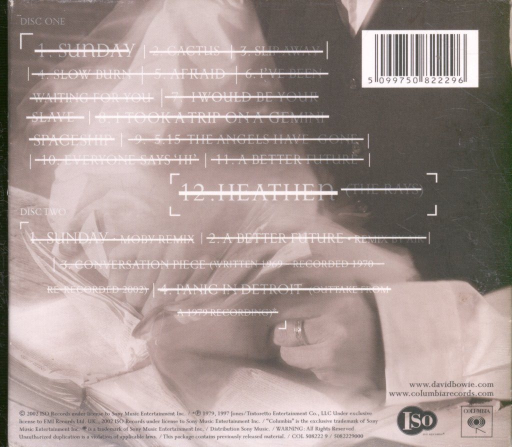 David Bowie - Heathen - Double Cd