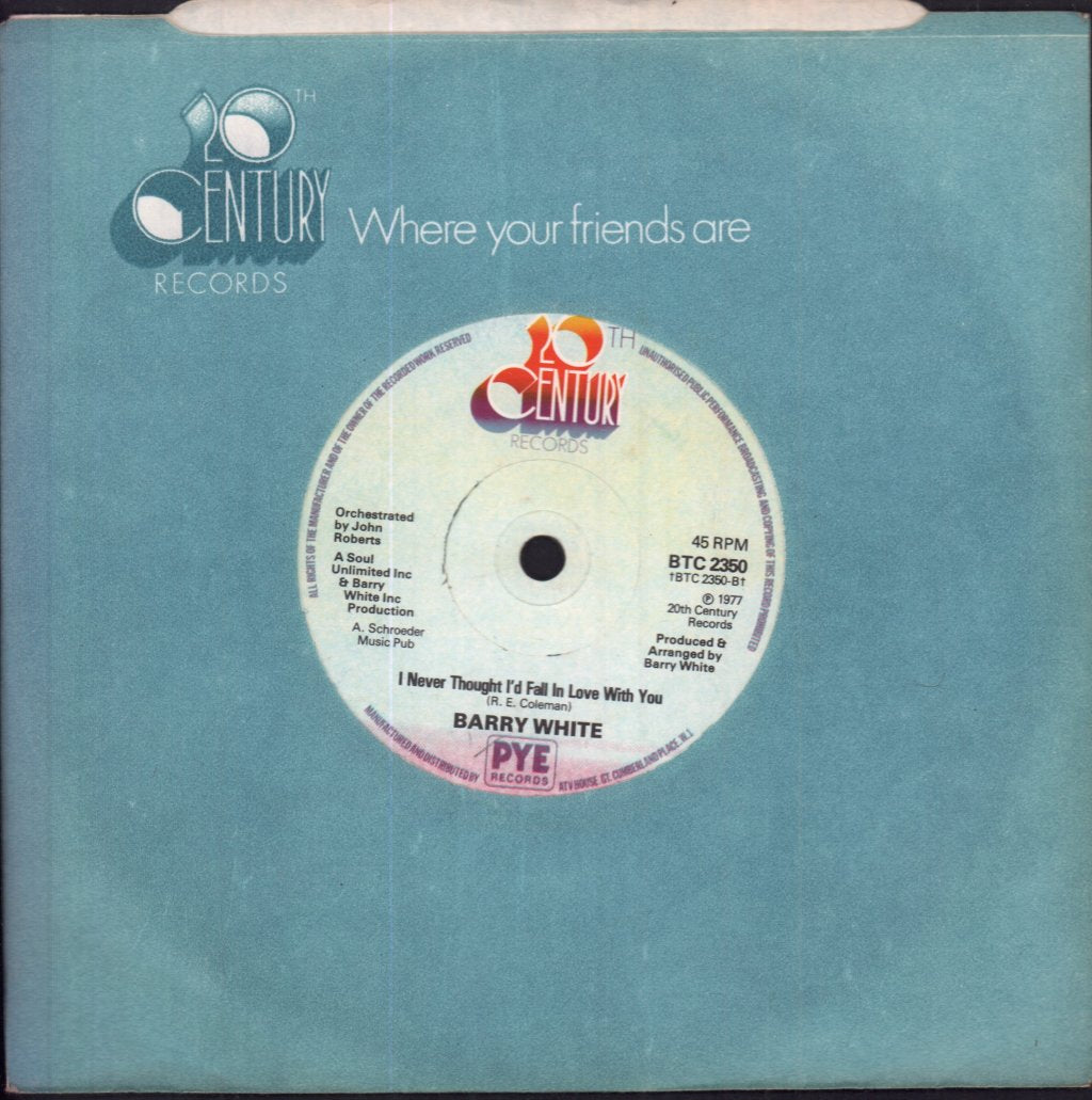 Barry White - It's Ecstasy When You Lay Down Next To Me - 7 Inch