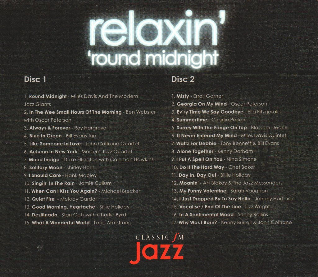 Various Artists - Relaxin' 'Round Midnight - Double Cd