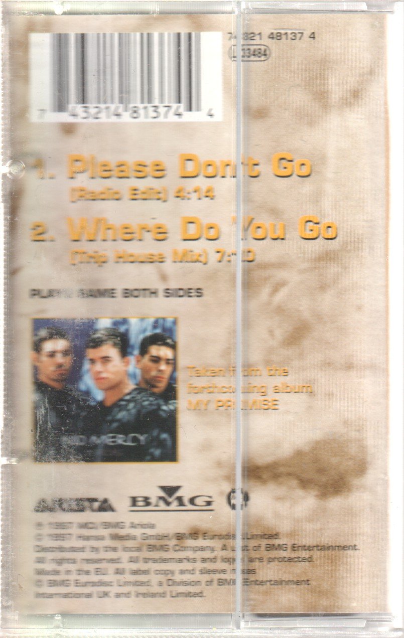 No Mercy - Please Don't Go - Cassette