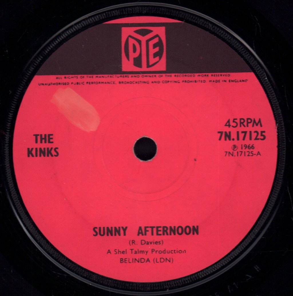 Kinks - Sunny Afternoon - 7 Inch
