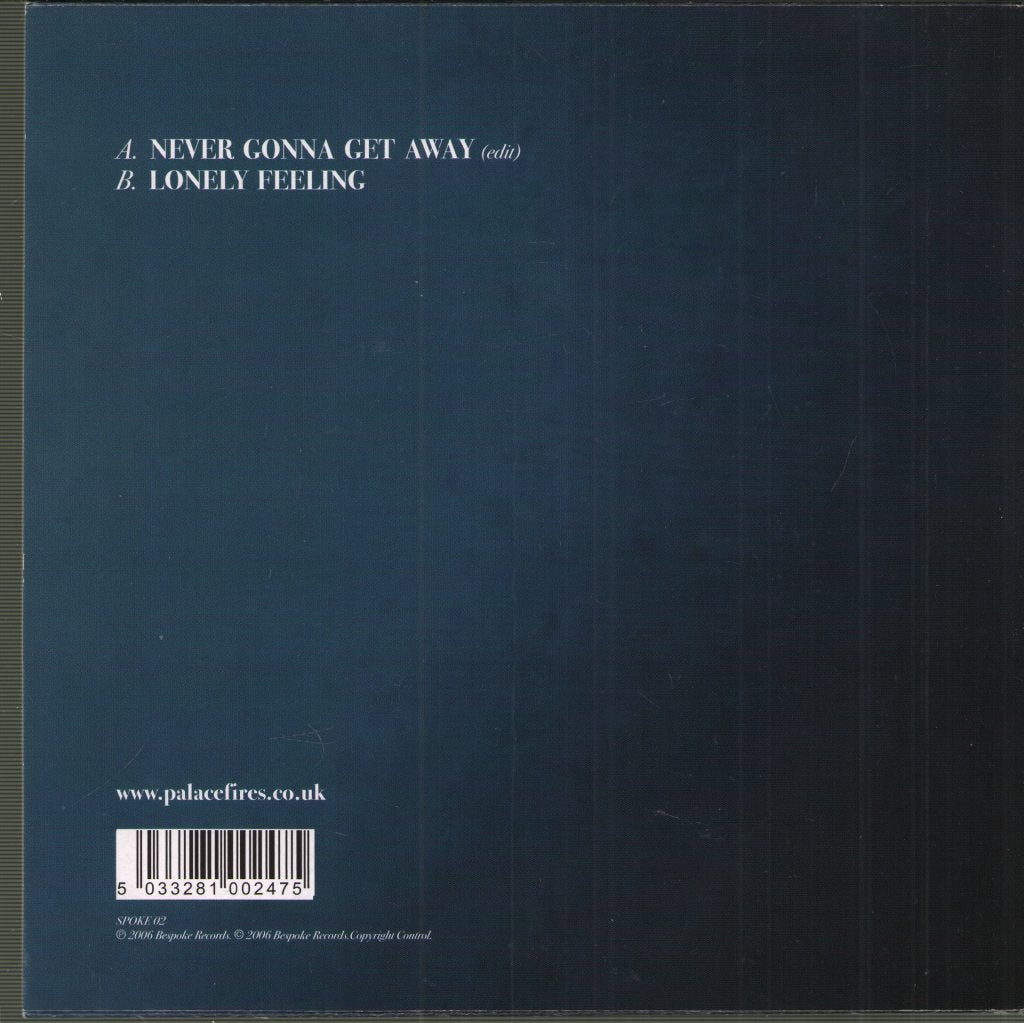 Palace Fires - Never Gonna Get Away / Lonely Feeling - 7 Inch