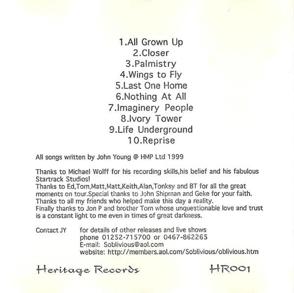 John Young - Life Underground (The Demos) - Cdr