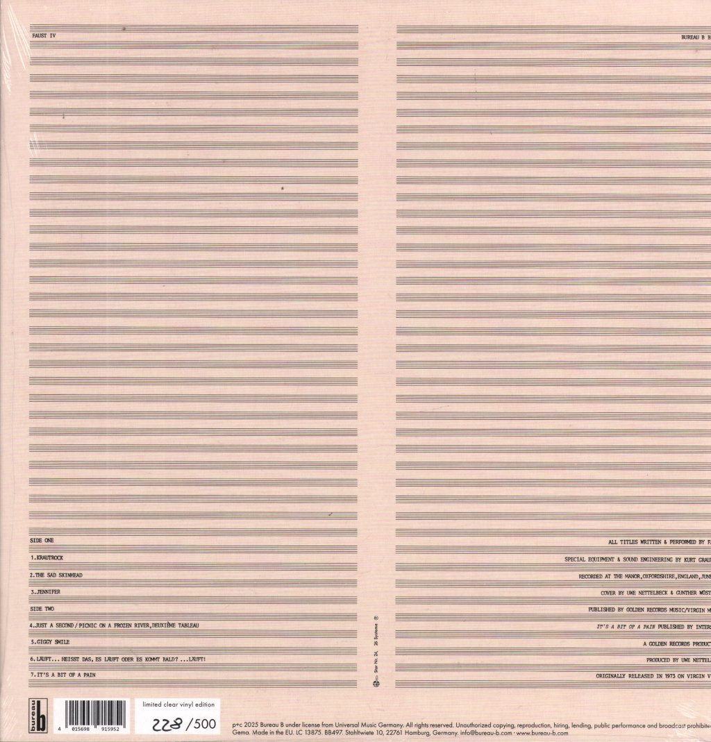 Faust - Faust IV - Lp