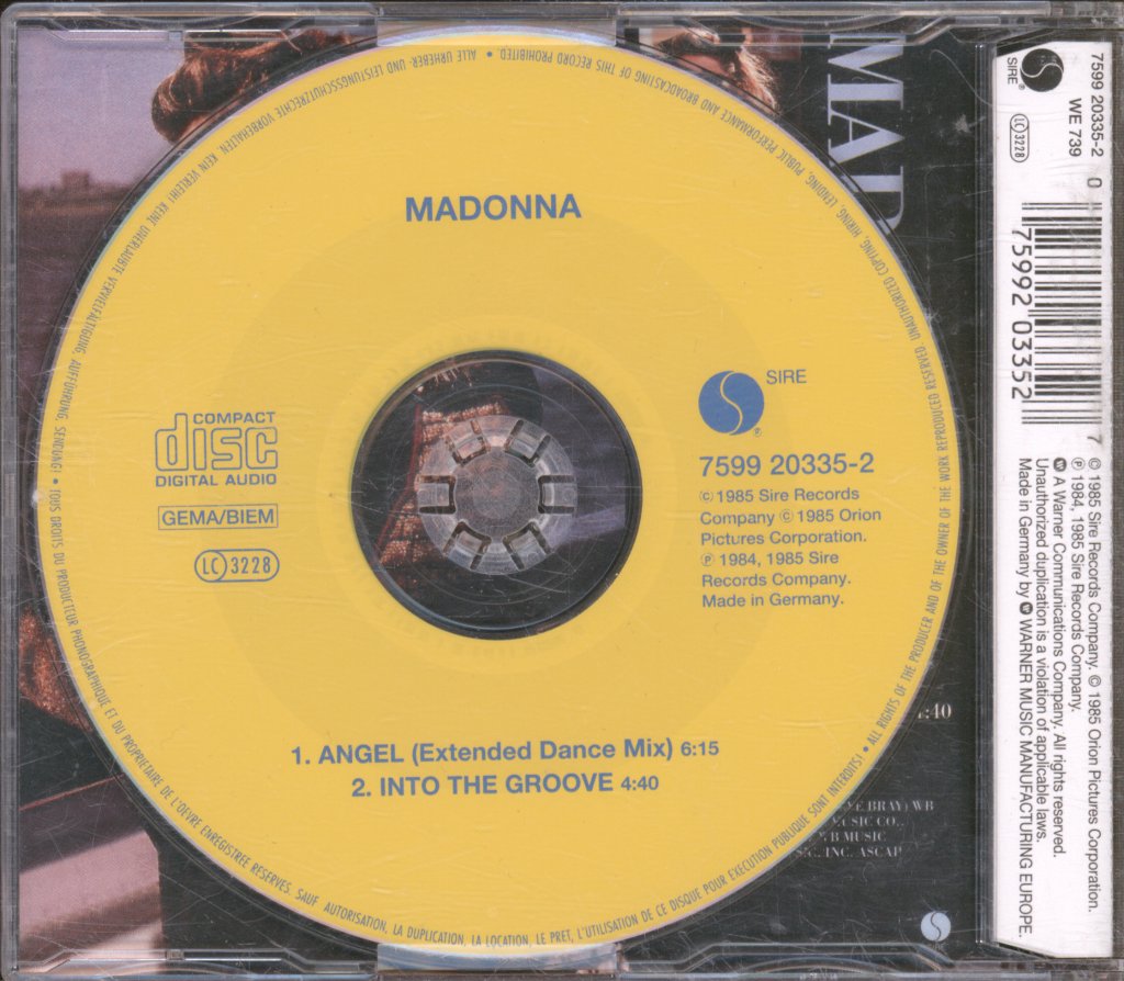 Madonna - Angel - Cd