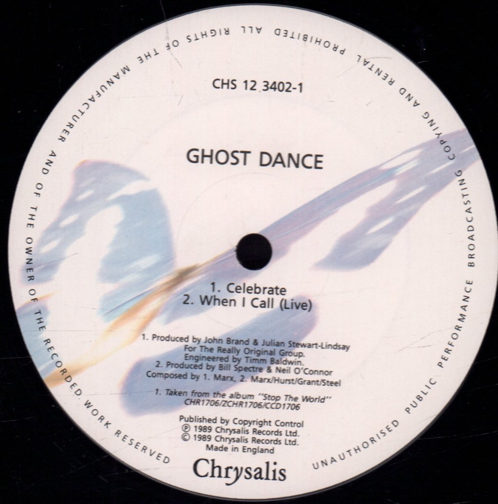 Ghost Dance - Celebrate - 12 Inch