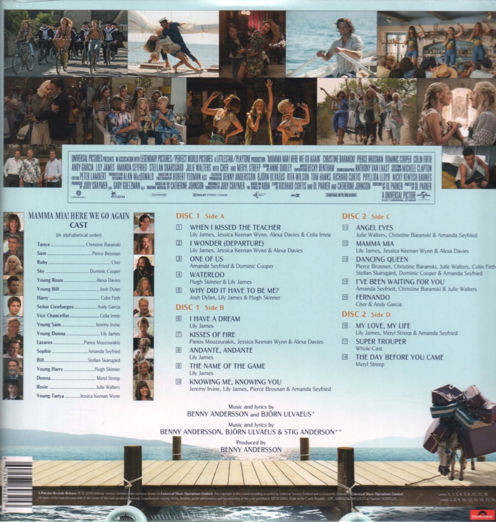 Mamma Mia: Here We Go Again - Movie Soundtrack - Double Lp