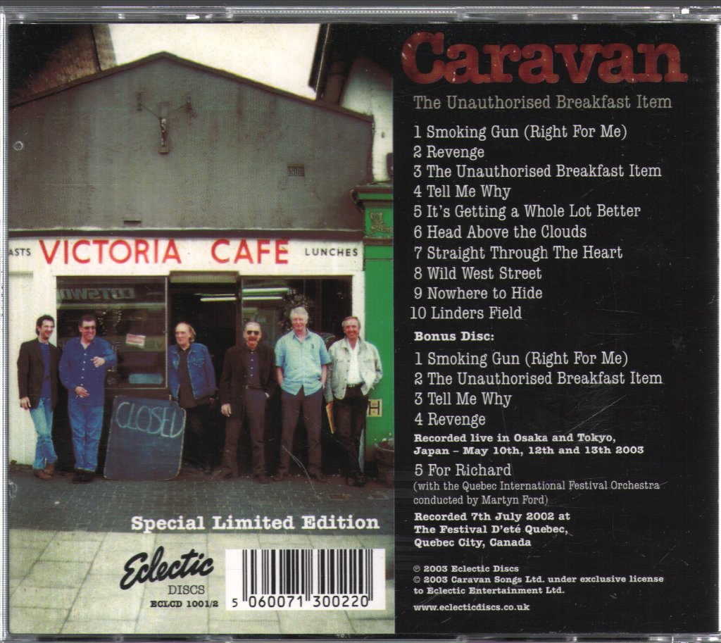 Caravan - Unauthorised Breakfast Item - Double Cd