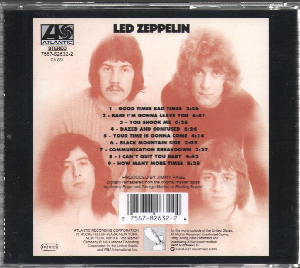 Led Zeppelin - Led Zeppelin - Cd