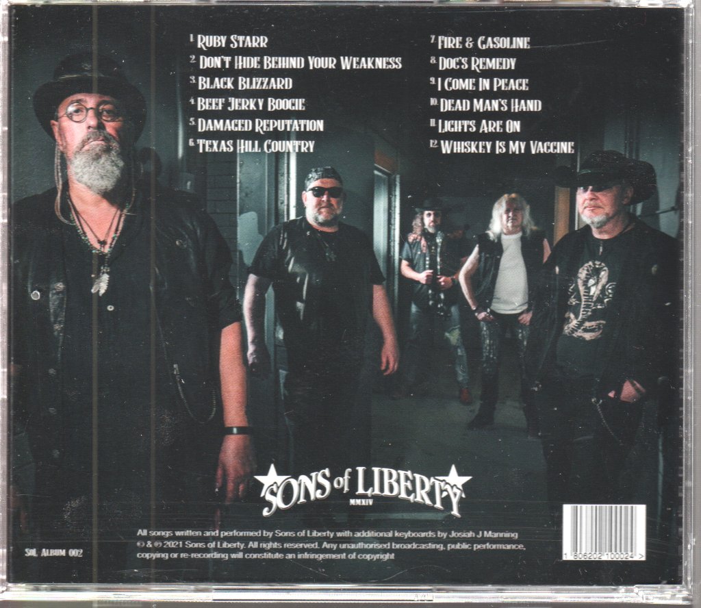 Sons Of Liberty - Aces & Eights - Cd