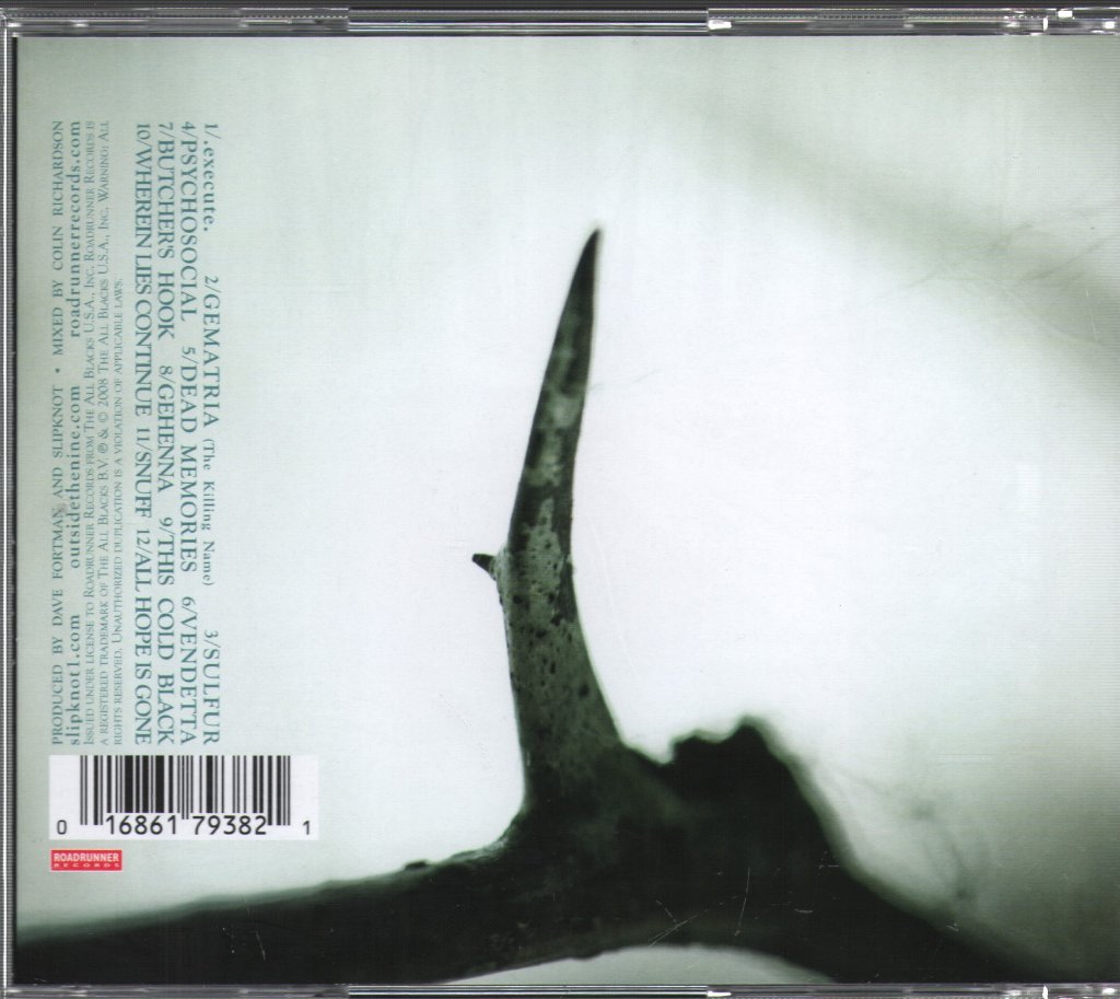 Slipknot - All Hope Is Gone - Cd