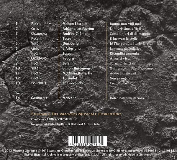 Massimo Giordano - Amore E Tormento - Cd