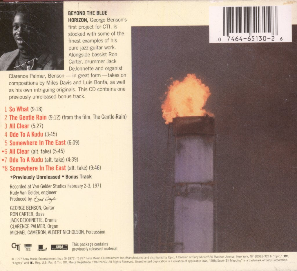 George Benson - Beyond The Blue Horizon - Cd