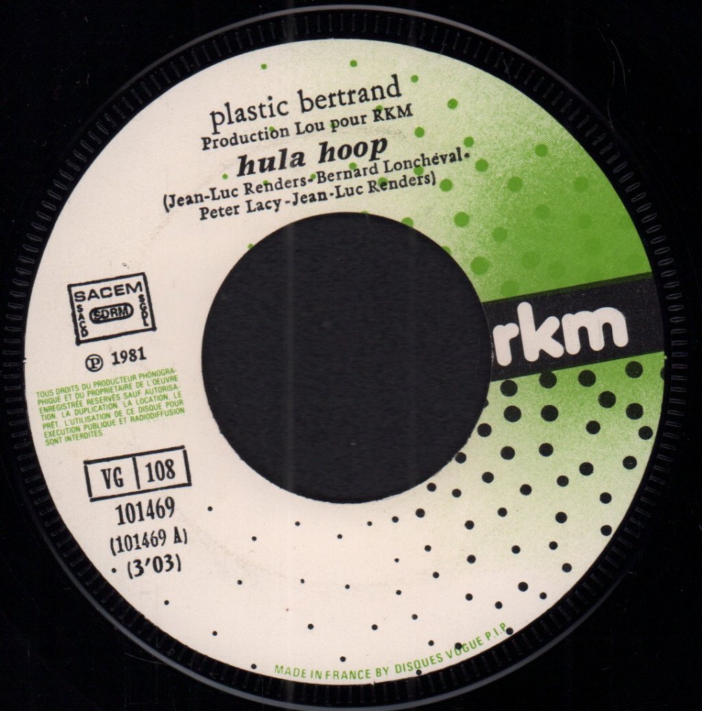 Plastic Bertrand - Hula Hoop - 7 Inch