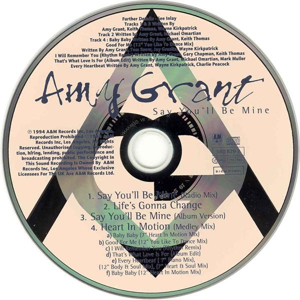 Amy Grant - Say You'll Be Mine - Cd