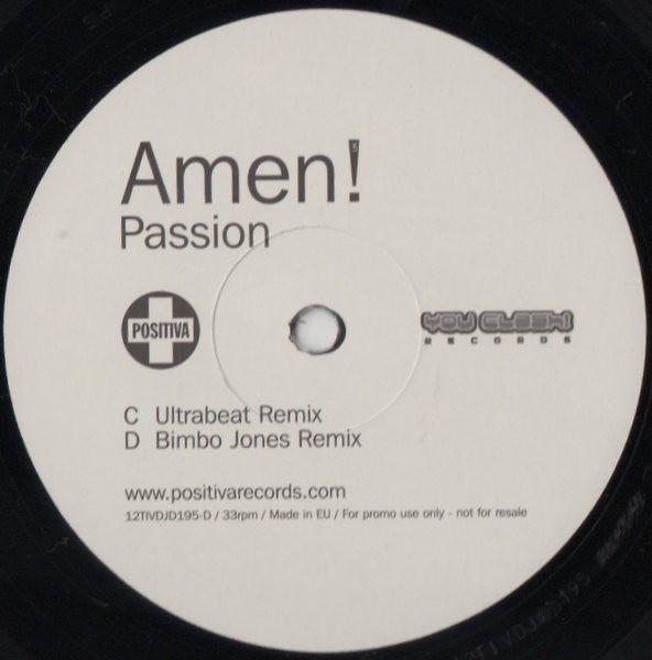 Amen! Uk - Passion - Double 12 Inch