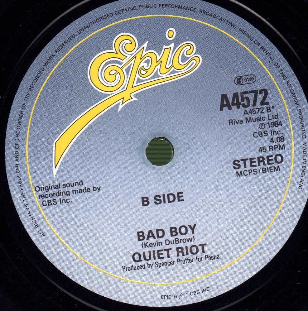Quiet Riot - Mama Weer All Crazee Now - 7 Inch
