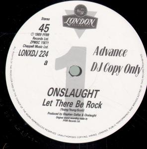Onslaught - Let There Be Rock - 12 Inch