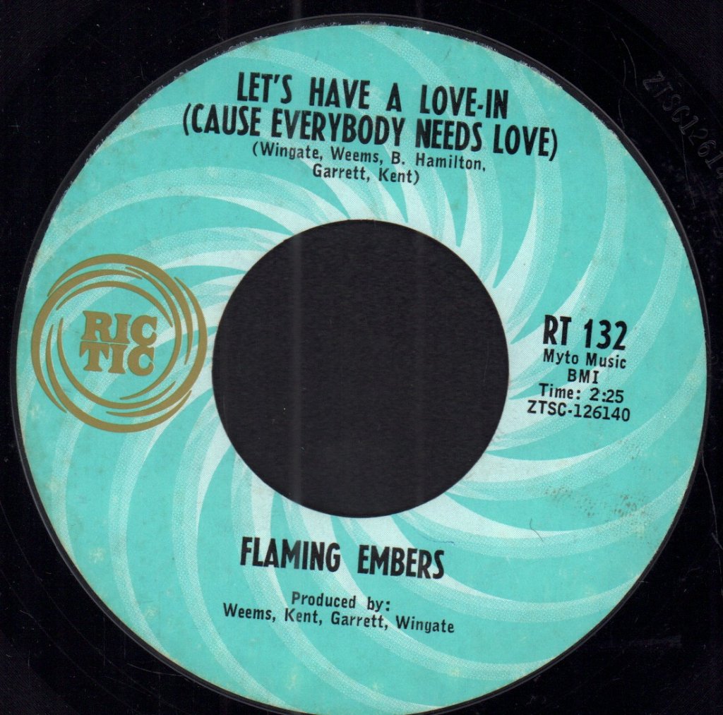 flaming embers - Hey Mama - 7 Inch