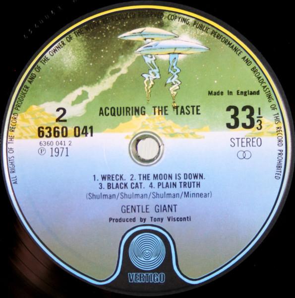 Gentle Giant - Acquiring The Taste - Lp