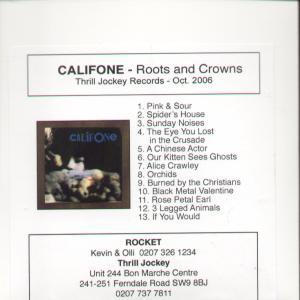 Califone - Roots And Crowns - Cdr