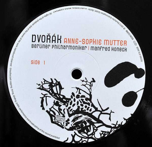 Anne-Sophie Mutter - dvorak Violin Concerto - Lp