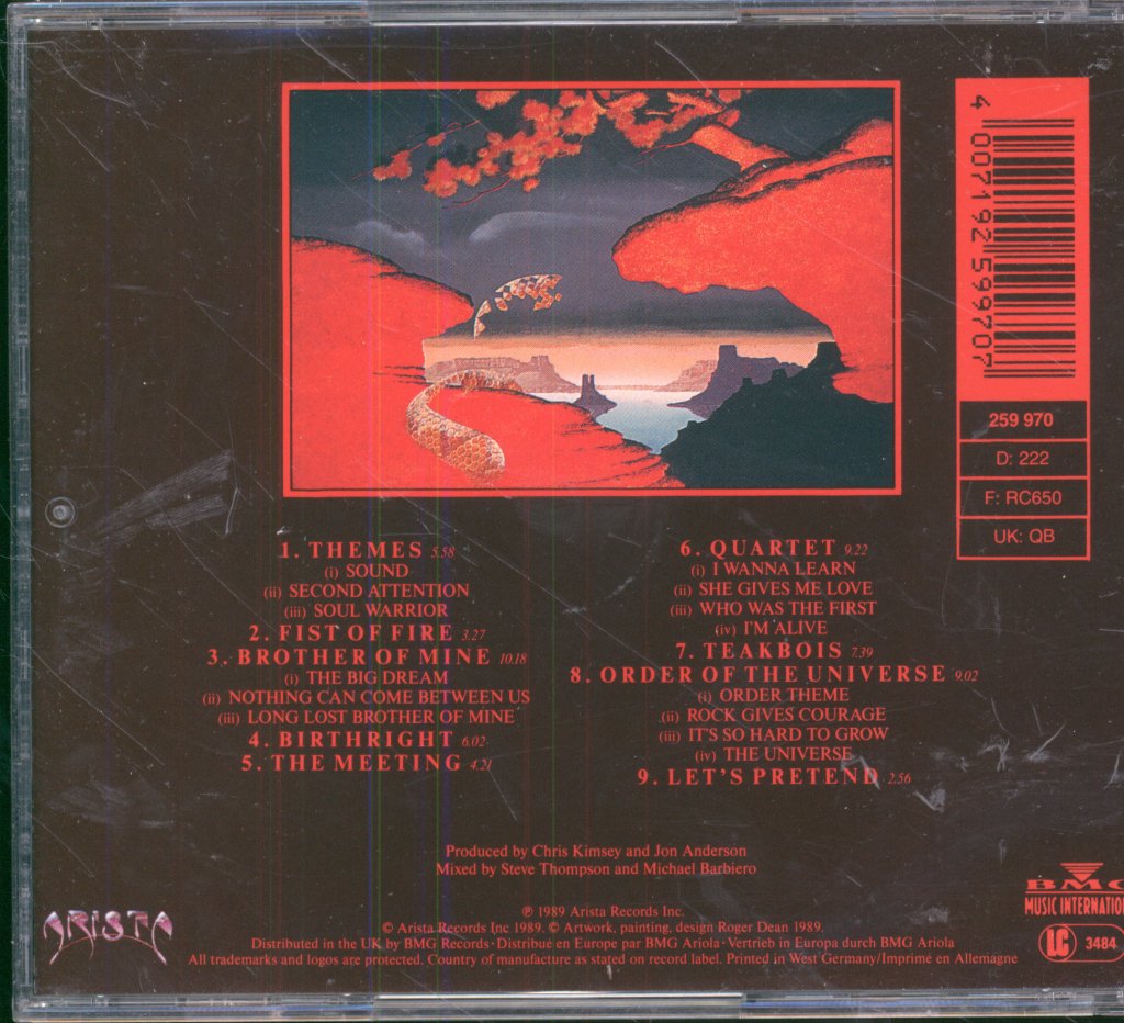 Anderson Bruford Wakeman Howe - Anderson Bruford Wakeman Howe - Cd